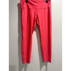 Under Armour Compression Leggings Womens XL Pink Athletic Workout